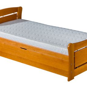 Rozkladacia posteľ 90 cm Pauli 2 (s roštami a úl. priestorom)