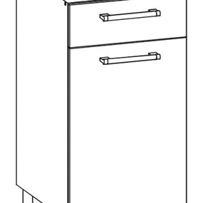 Dolná kuchynská skrinka Rio RI13-D40S1
