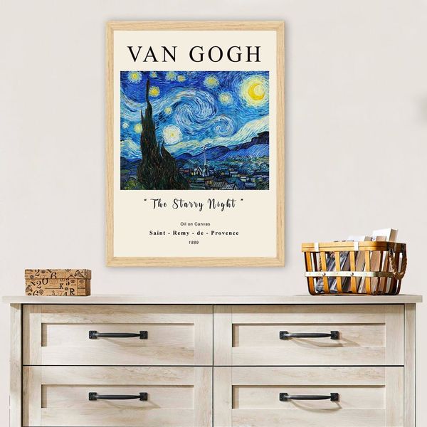 Plagát v ráme 55x75 cm Vincent van Gogh – Wallity