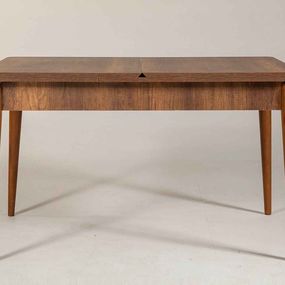 Sofahouse Rozkladací jedálenský stôl Olenna 130-165 cm vzor orech