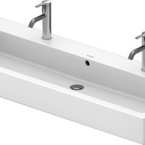 Duravit Vero - Umývadlo brúsené 1200x470 mm, s prepadom, biela 0454120026