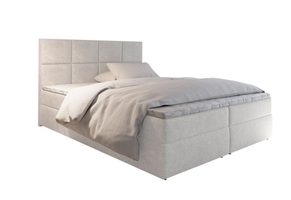 Expedo Čalúnená posteľ boxspring LENY, 180x200, Cosmic 10 + topper