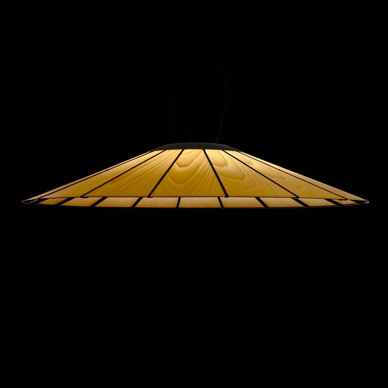 LZF LamPS Banga SG LED svietidlo, Ø 120 cm prírodný buk, Obývacia izba / jedáleň, drevená dyha, akryl, kov, 52W, K: 20cm