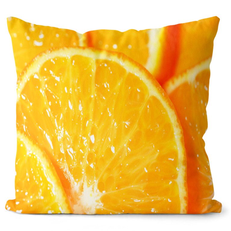 Vankúš Pomaranč (Veľkosť: 55 x 55 cm)