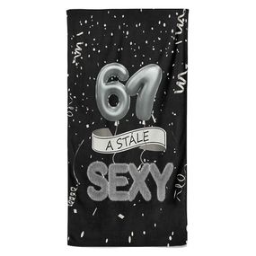 Osuška Stále sexy – čierna (vek: 61)