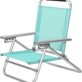 Plážová skládací židle Inet zelená
