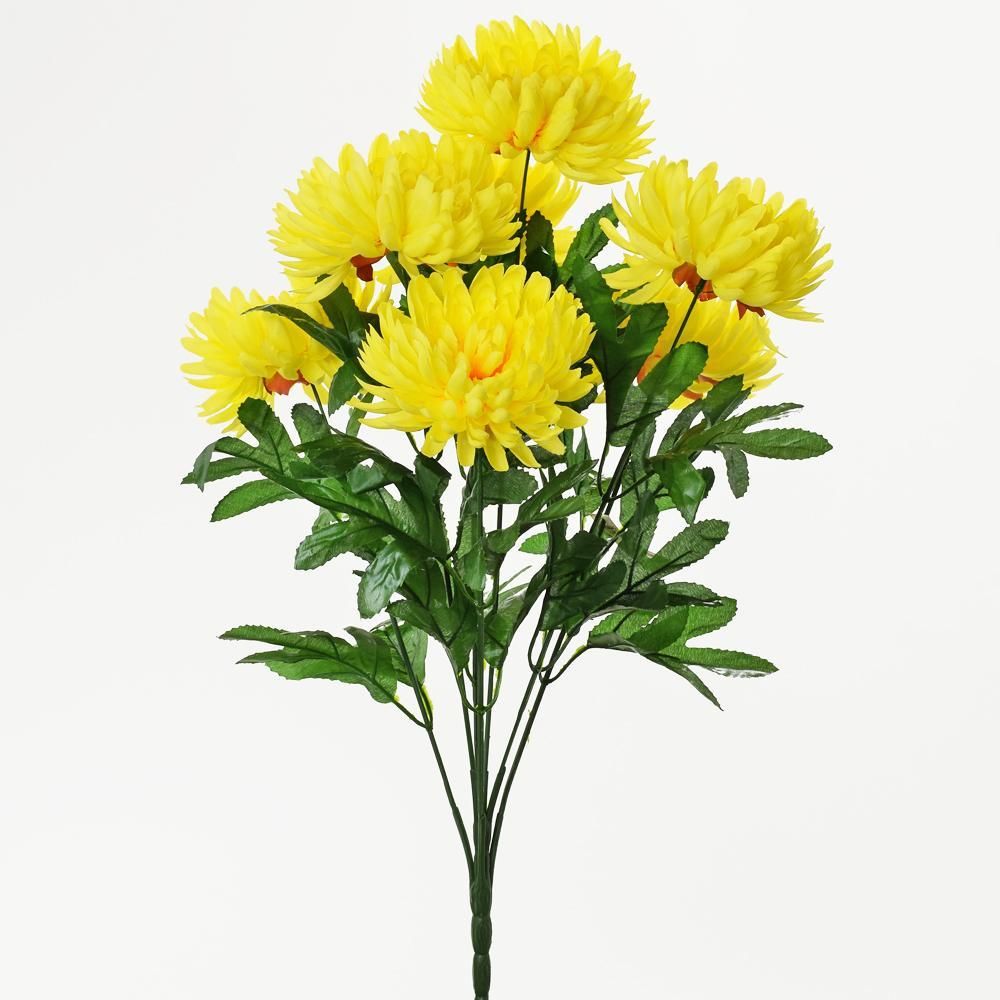 Kytica chryzantéma žltá x7 60cm 1500181