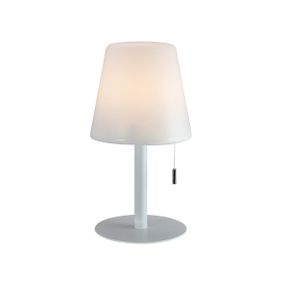 Vonkajšie stolové svietidlo REDO PINO LED biela     90165