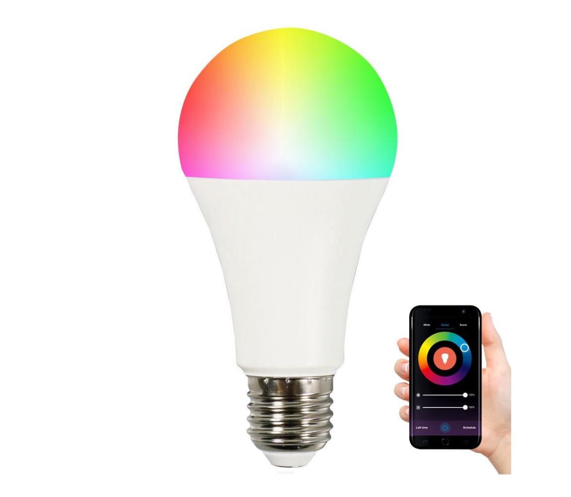 RGB LED Stmievateľná žiarovka A65 E27/11W/230V 2700-6500K Wi-fi Tuya