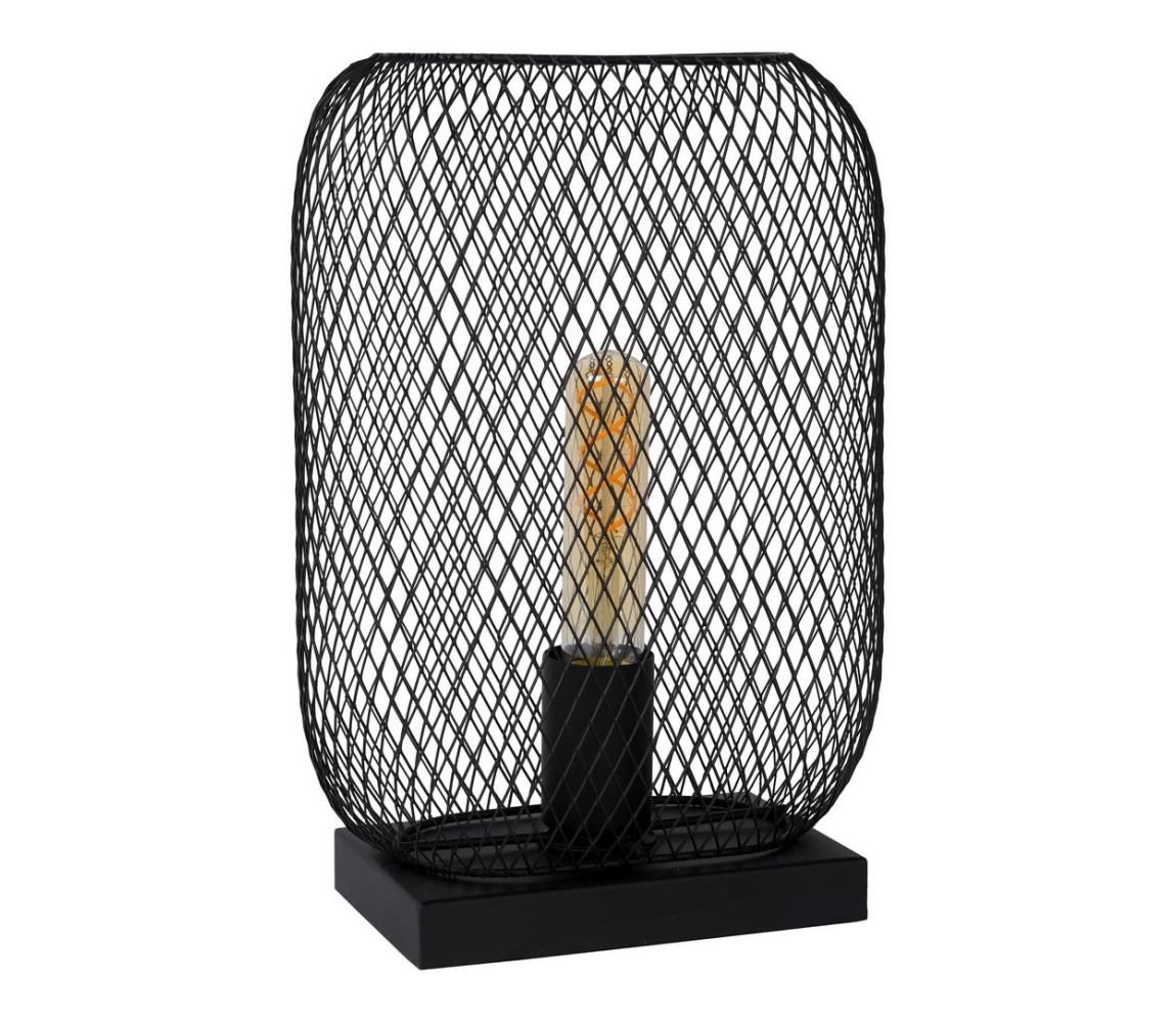 Lucide 78592/01/30 - Stolná lampa MESH 1xE27/60W/230V čierna