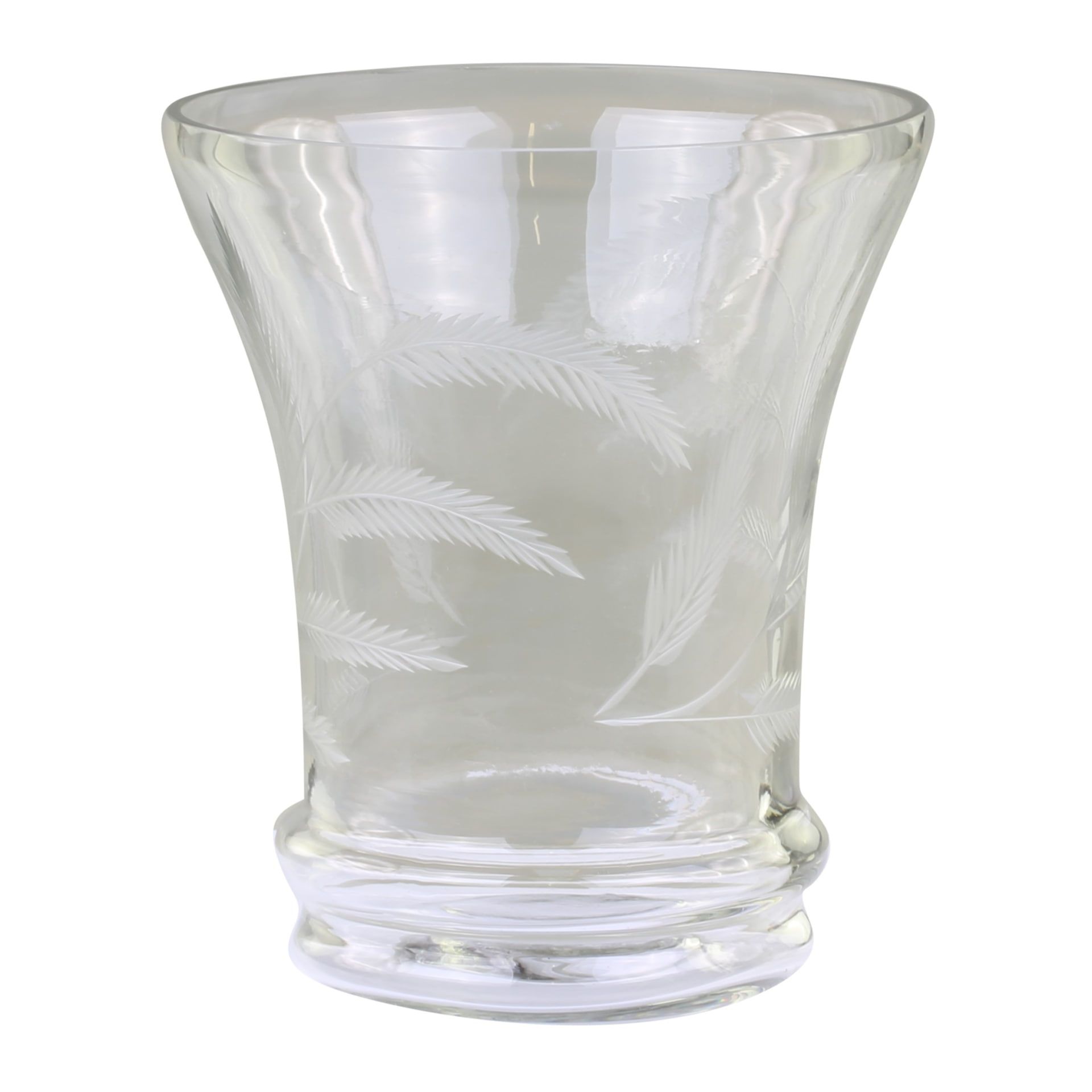 Chic Antique Sklenená váza Clear Grindings