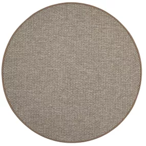 Vopi koberce Kusový koberec Nature svetle béžový okrúhly - 80x80 (priemer) kruh cm