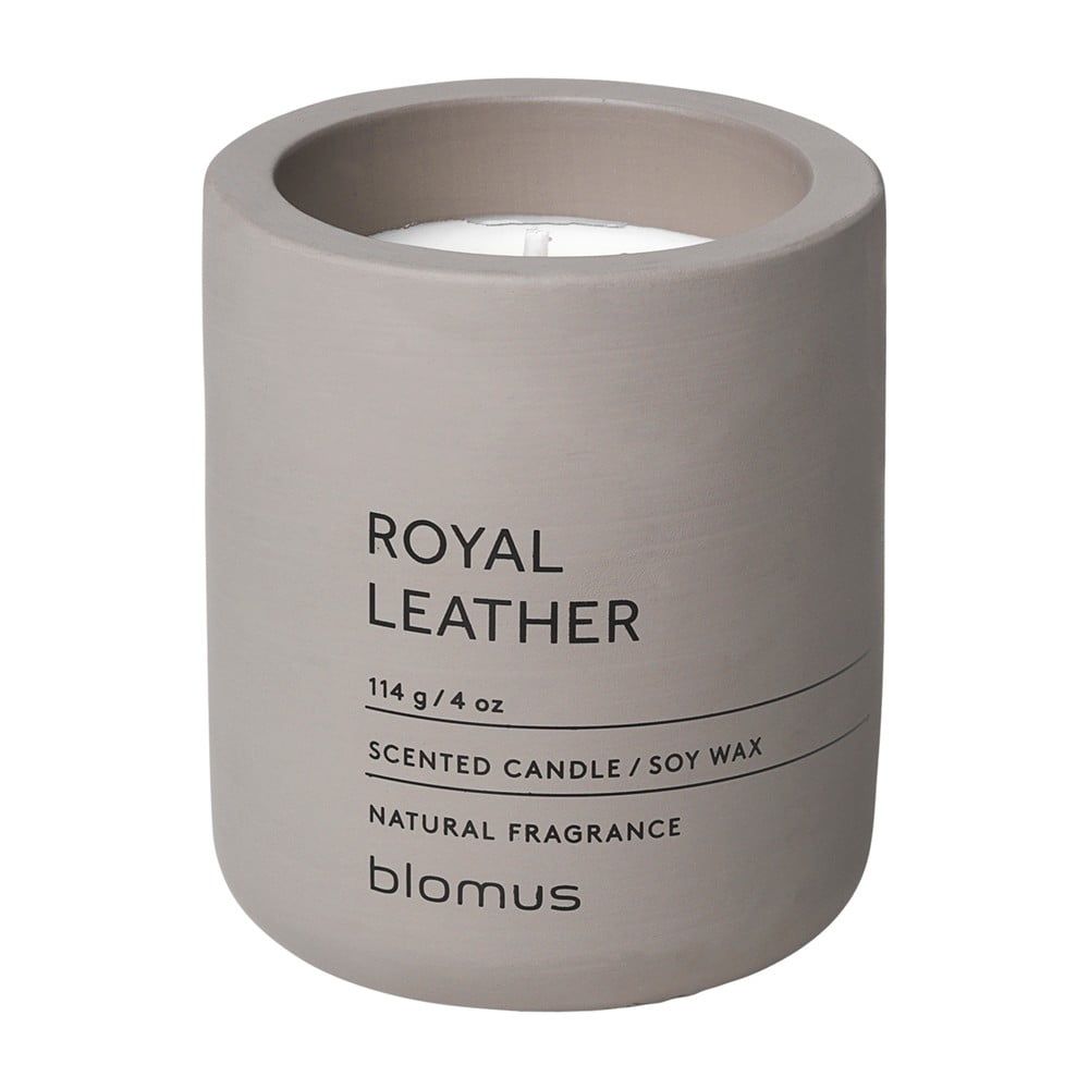Vonná sójová sviečka doba horenia 24 h Fraga: Royal Leather – Blomus