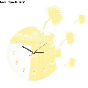 DomTextilu Nástenné hodiny s motívom lietajúcich kvetov 8152-241234