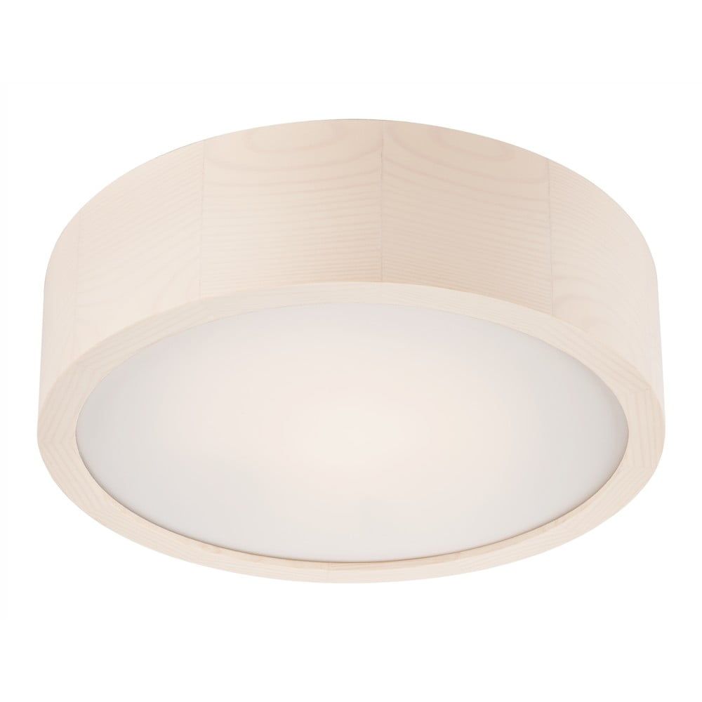 Biele kruhové stropné svietidlo Lamkur Plafond, ø 27 cm