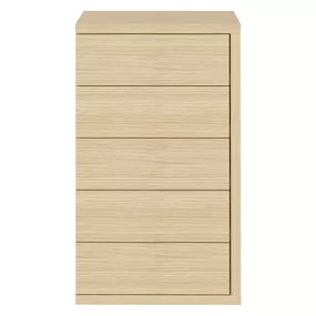 Vysoká komoda z dubového dreva 63x113 cm Hugo - TemaHome