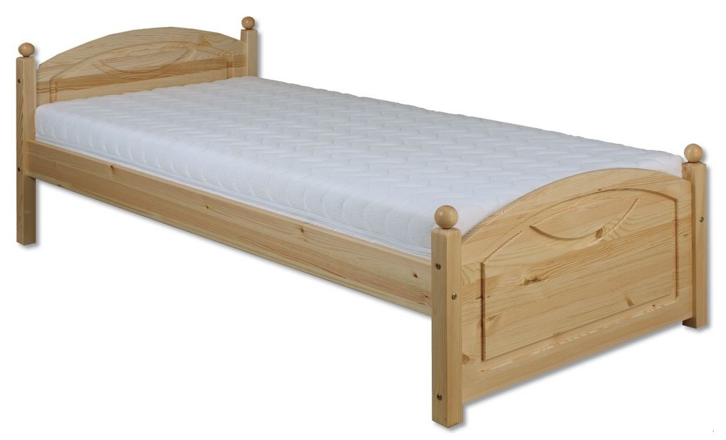 Jednolôžková posteľ 100 cm LK 126 (masív)