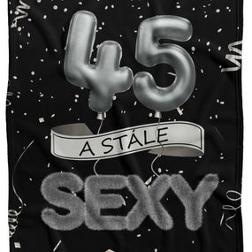 Deka Stále sexy – Čierna (vek: 45, Podšitie baránkom: NE)