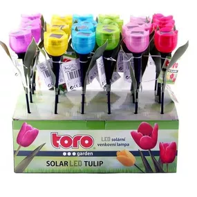 TORO Solárne vonkajšie LED svetlo TORO tulipán