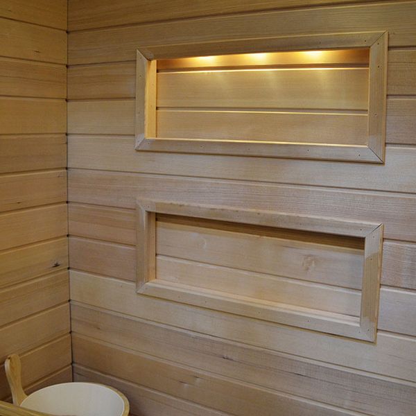 M-SPA -  Pravá suchá sauna, parná miestnosť a sprchovací kút TRIO 180 x 110 x 223 cm