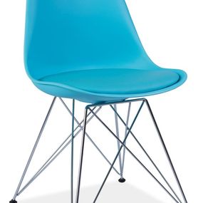 Jedálenská stolička Tim (modrá) 
