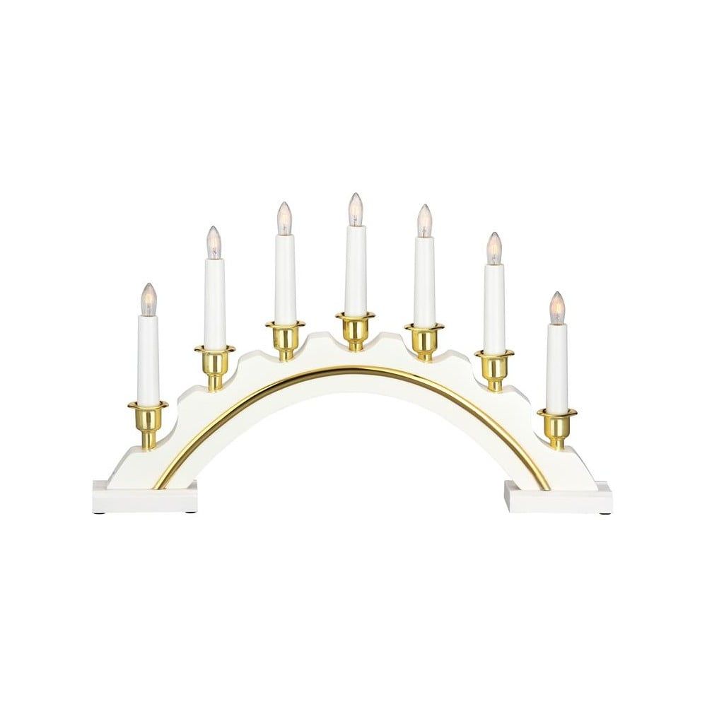 Biela/v zlatej farbe vianočná svetelná dekorácia Celine – Markslöjd