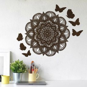 Dekoračné 3D motýle na stenu 6 ks