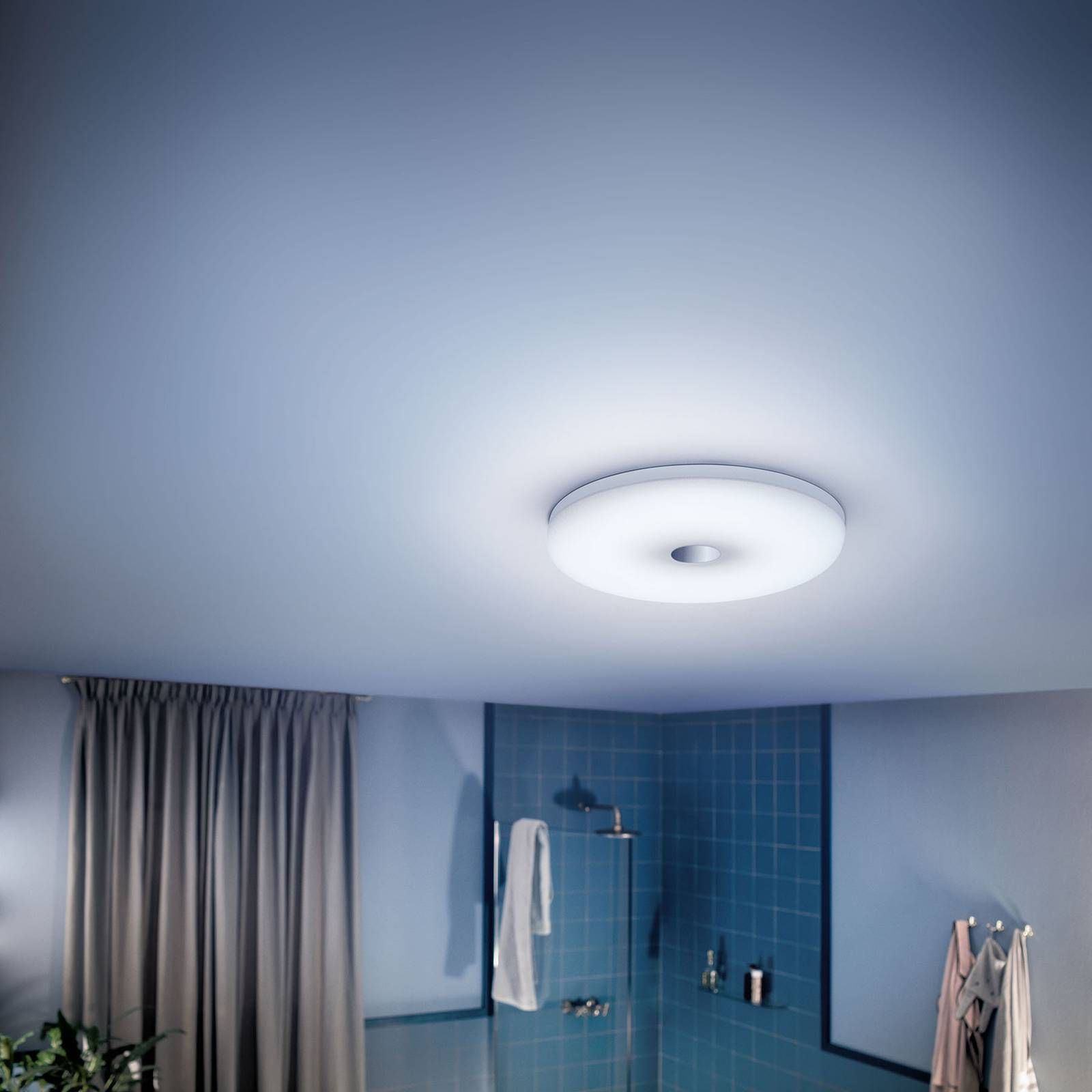 Philips Hue Struana stropné LED svietidlo biele, Kúpeľňa, plast, 23W, K: 5.9cm