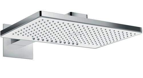 HansGrohe Rainmaker Select - Hlavová sprcha 460, 2 prúdy, sprchové rameno 460 mm, biela/chróm 24005400