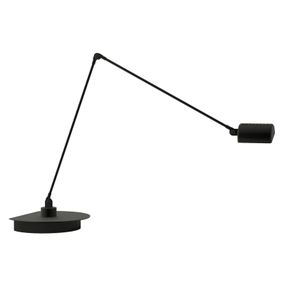 Lumina Daphine Cloe stolná LED lampa 3000K, čierna, Pracovňa / Kancelária, oceľ, 9W, K: 90cm