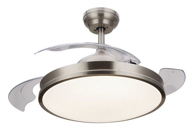 Philips 8719514408555 LED prisadené stropné svietidlo s ventilátorom Atlas 1x35W | 4500lm | 2700-4000-5500K - EyeComfort, nikel