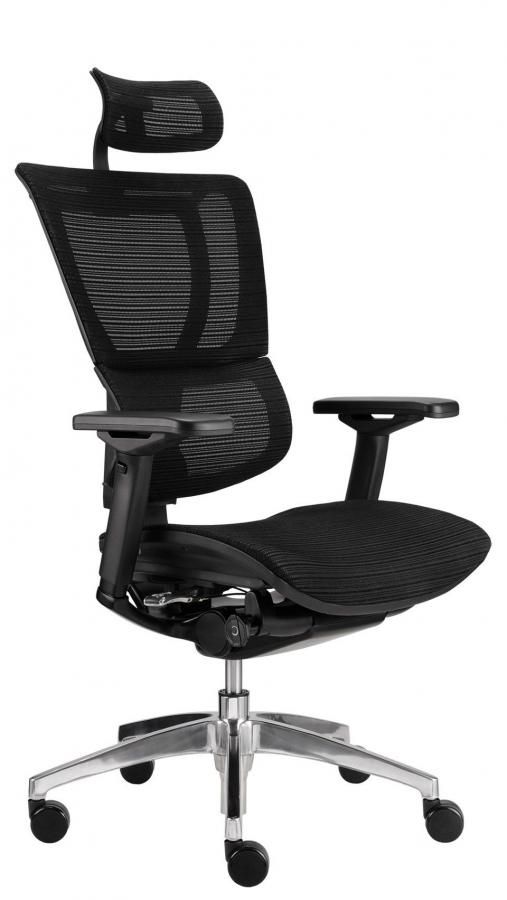 ALBA -  ALBA Manažérska kancelárska stolička JOO FULL MESH čierna