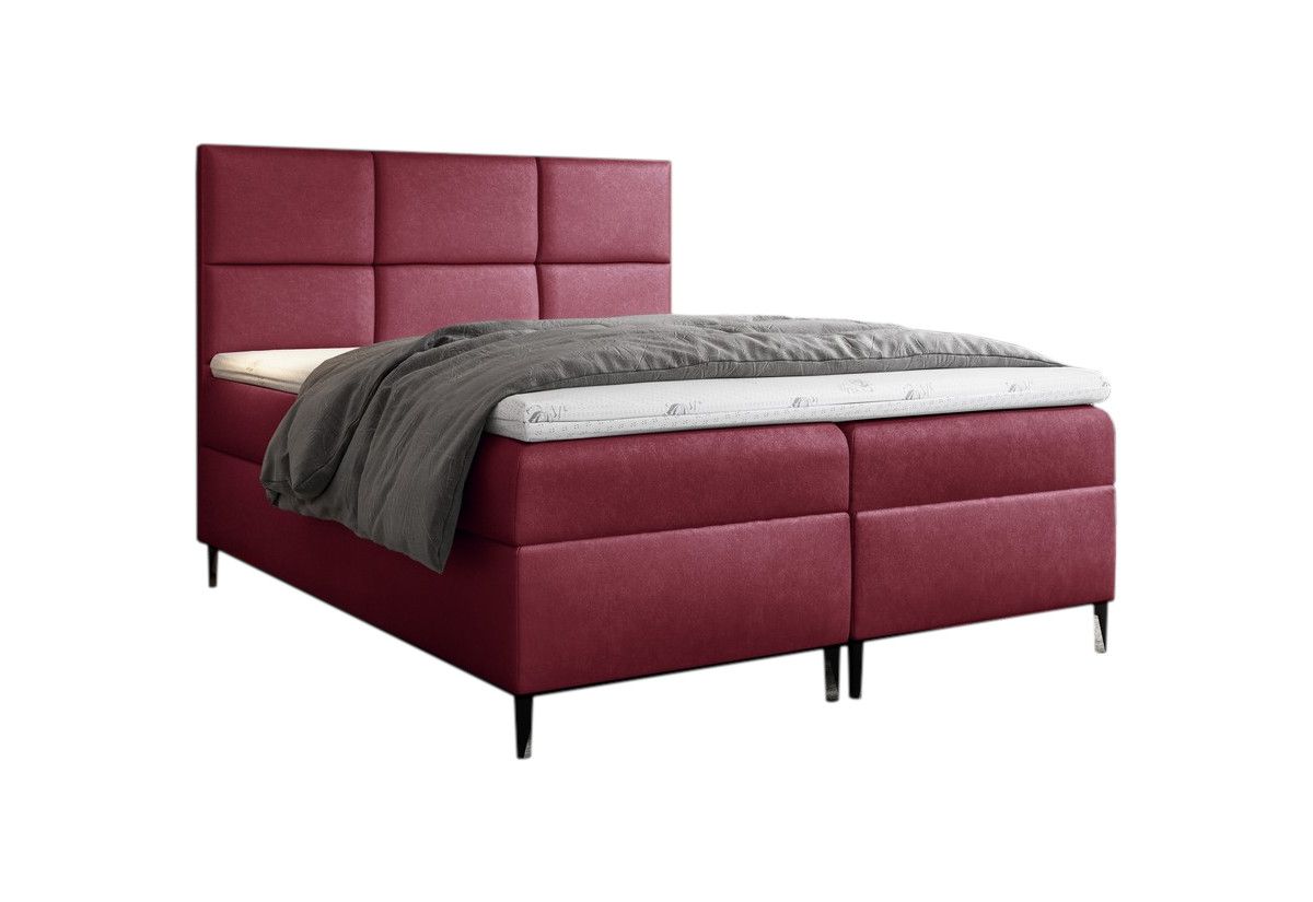 Expedo Čalúnená posteľ boxspring GRETA + topper, 180x200, fancy 59