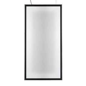 Artemide Discovery Rectangular APP čierna CCT, Obývacia izba / jedáleň, technopolymér, hliník, 62W, P: 73.5 cm, L: 1.7 cm, K: 147cm