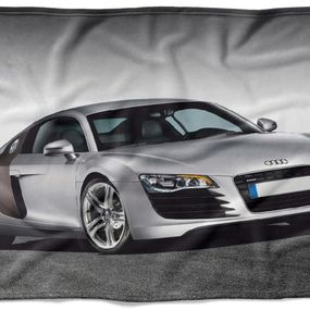 Deka Strieborné audi  (Rozmer: 150 x 120 cm, Podšitie baránkom: NE)