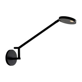 Artemide Demetra Micro nástenné 2 700 K čierna, Pracovňa / Kancelária, hliník, plast, 6W, K: 55cm