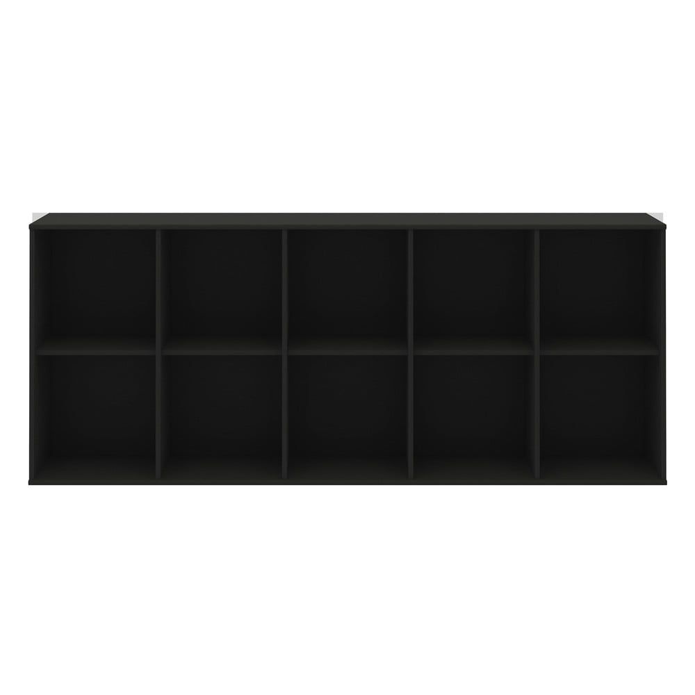 Čierny modulárny policový systém 169x69 cm Mistral Kubus - Hammel Furniture