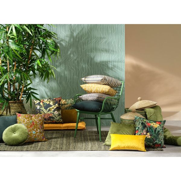 Zelený záhradný vankúš na sedenie Hartman Demi, 123 x 50 cm