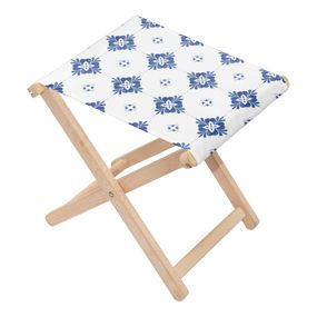 Rozkladacia stolička Blue Tiles