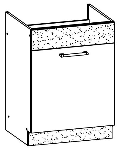 Dolná kuchynská skrinka pod drez Modena MD18 D60Z