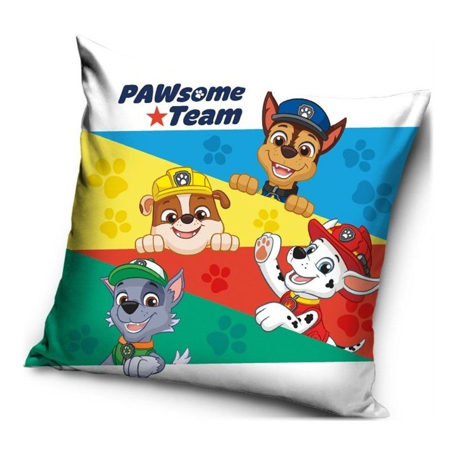 Carbotex · Obliečka na vankúš Tlapková patrola - Paw Patrol - motív PAWsome Team - 40 x 40 cm