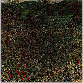 Gustav Klimt Reprodukcie - Blooming field zs16752