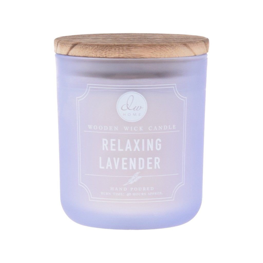 dw HOME Vonná sviečka s dreveným knôtom Relaxing Lavender 326 g