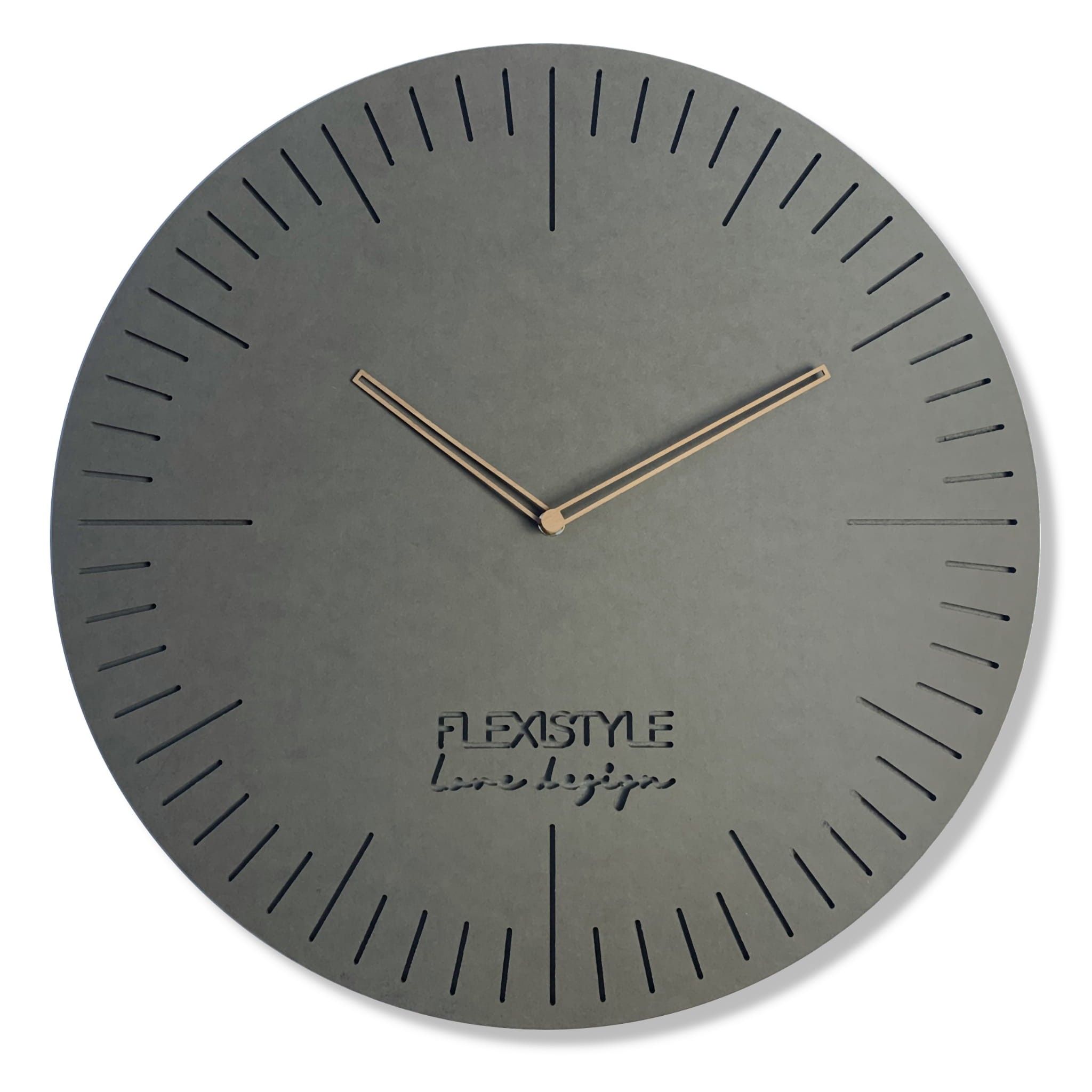 DomTextilu Elegantné hodiny do obývacej izby NATURAL 50cm 16624