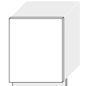 ArtExt Dvierka na umývačku riadu Napoli ZM/60 FARBA SOKLU: BIELA, POVRCHOVÁ ÚPRAVA DVIEROK: LESK1