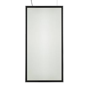 Artemide Discovery Rectangular DALI čierna 3 000 K, Obývacia izba / jedáleň, technopolymér, hliník, 52W, P: 73.5 cm, L: 1.7 cm, K: 147cm