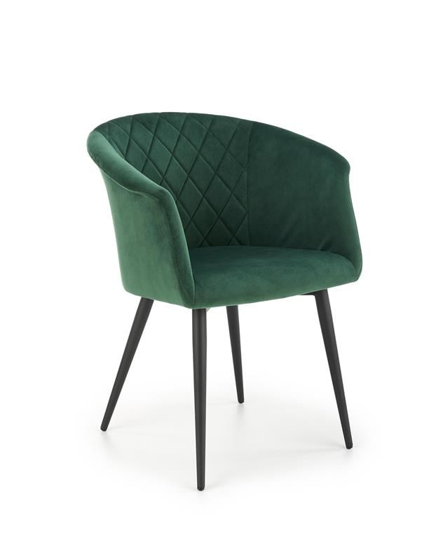 Halmar K421 stolička tmavo zelená