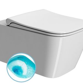 GSI - NUBES závesná WC misa, Swirlflush, 35x55 cm, biela ExtraGlaze 961511