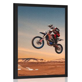 Plagát pre motorkárov - 40x60 black