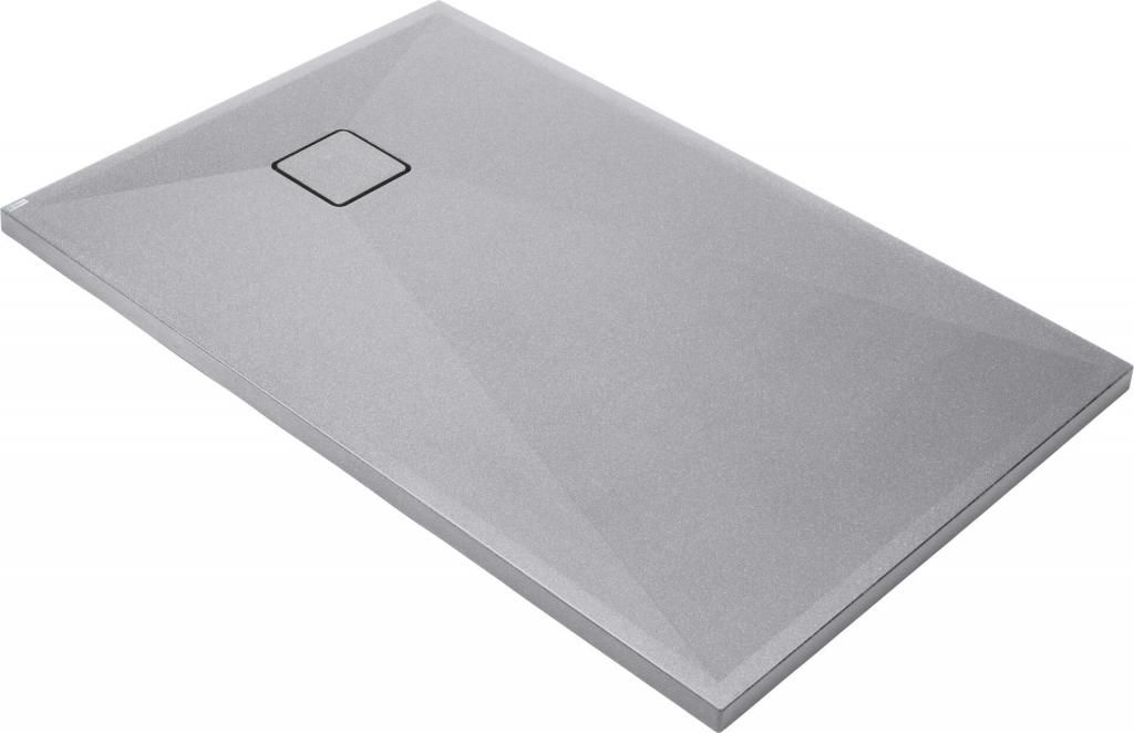 DEANTE - Correo šedá metalic - Granitová sprchová vanička, obdĺžniková, 120x80 cm KQR_S44B